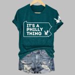 Retro It's A Philly Thing Print T-Shirt