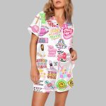 Retro Jesus Christian WWJD Pajama Set