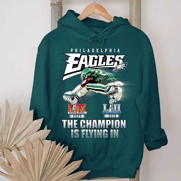 Saquon Barkley Eagles The Champion Is Flying In Shirt