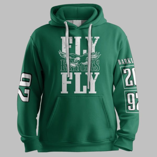 Saquon Barkley 26 Fly Eagles Fly Unisex Hoodie