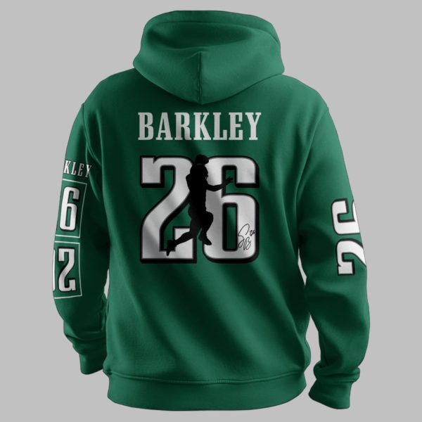 Saquon Barkley 26 Fly Eagles Fly Unisex Hoodie