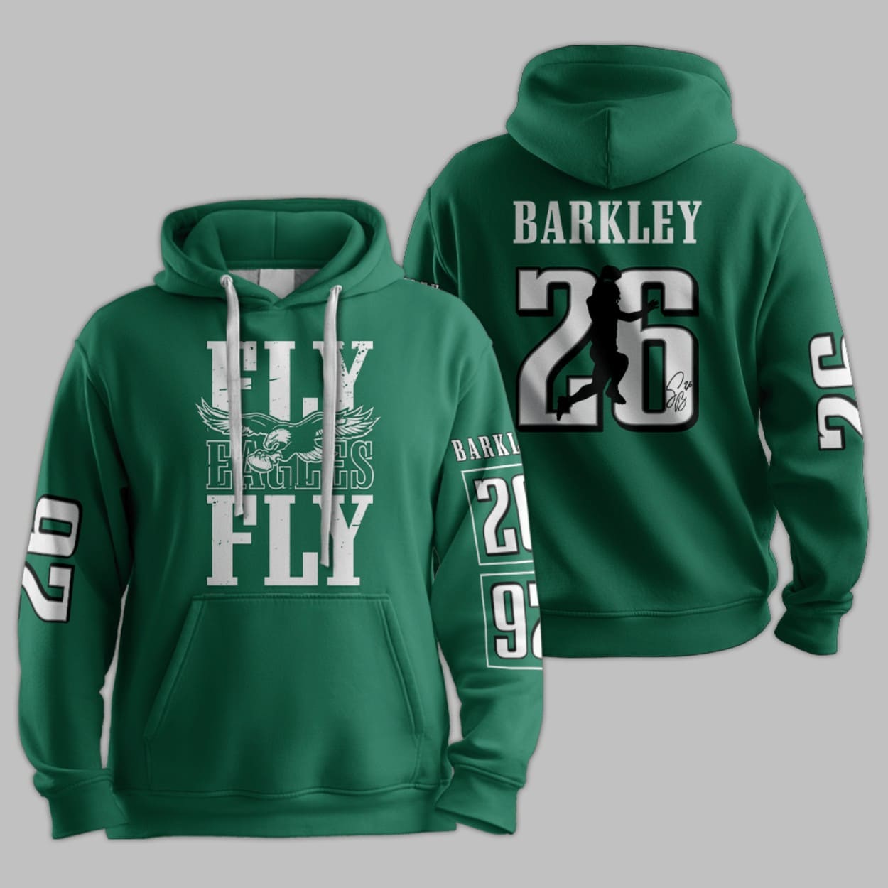Saquon Barley 26 Fly Eagles Fly Unisex Hoodie Saquon Barley 26 Fly Eagles Fly Unisex Hoodie