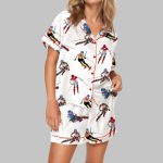 Shiffrin 100th World Cup Winner Satin Pajama Set