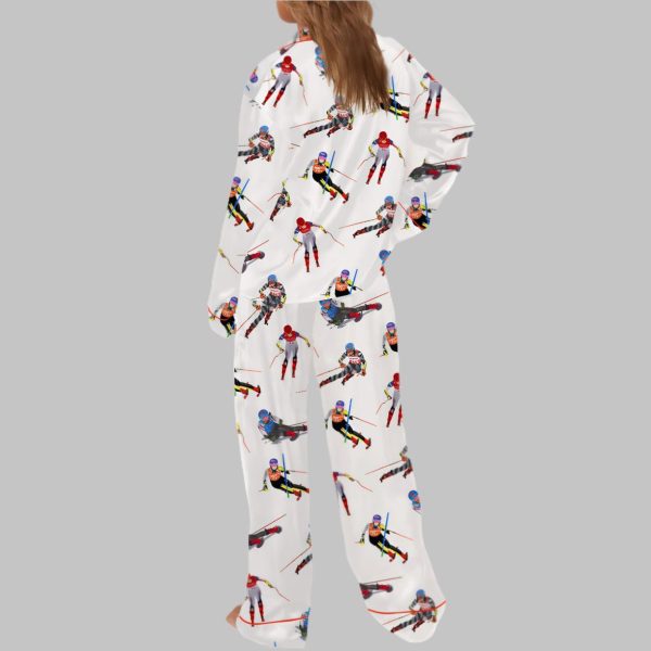 Shiffrin 100th World Cup Winner Satin Pajama Set