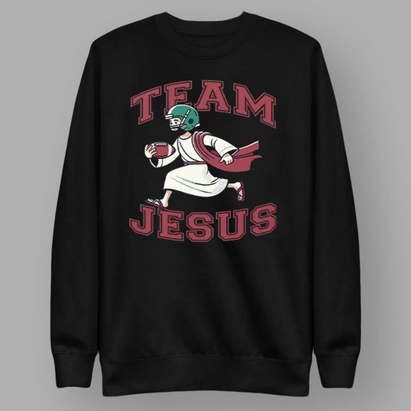 Team Jesus Football Lover Christian Faith Bible Shirt