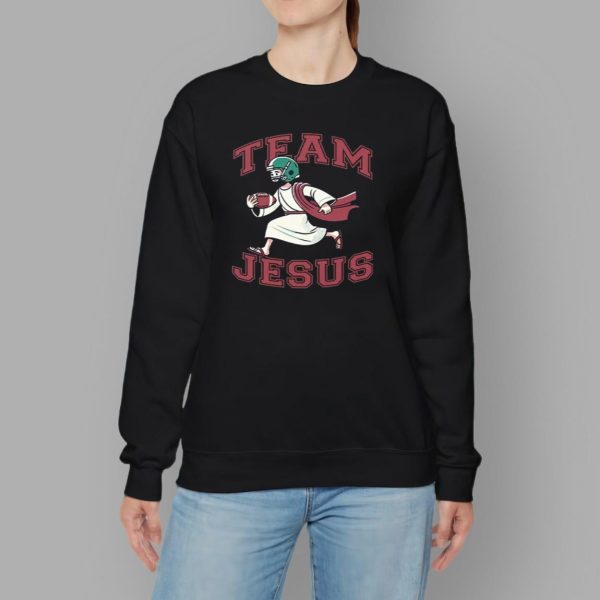 Team Jesus Football Lover Christian Faith Bible Shirt