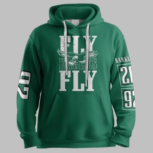 Saquon Barley 26 Fly Eagles Fly Unisex Hoodie