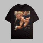 Trump Kissing Elon Musk's Feet AI Clip Shirt
