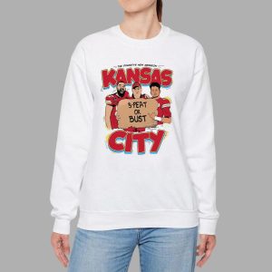 Kelce Andy Reid Mahomes KC Chiefs 3 Peat Or Burst Shirt