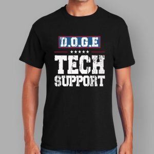 Elon Musk DOGE Tech Support Shirt
