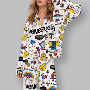 Venezuela Satin Pajama Set