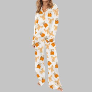 Coquette Fish Snack Satin Pajama Set