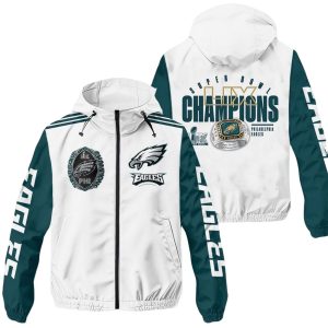 2025 Eagles Super Bowl LIX Champions Windbreaker Jacket