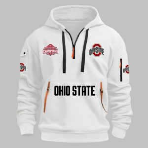 Ohio State National Champions Quarter Zip Hoodie 2 Ohio State National Champions Quarter Zip Hoodie