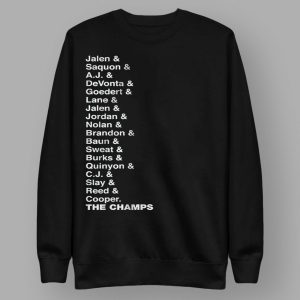 Philadelphia Football The Champs List Shirt