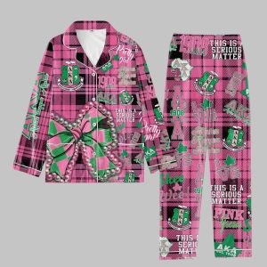 AKA Alpha Kappa Alpha This Is Serious Matter Pajama Set