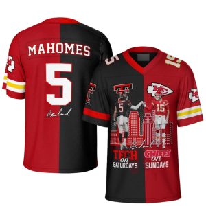 Mahomes Tech On Saturdays Chiefs On Sundays Jersey
