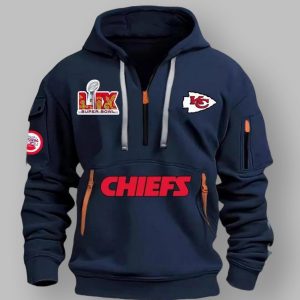 Chiefs Super Bowl LIX Quarter Zip Hoodie