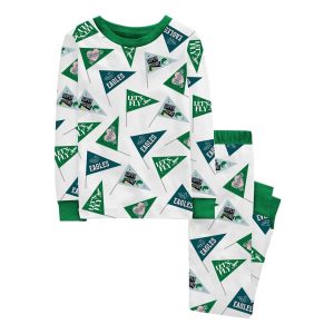 Let's Fly Eagles Philadelphia Football Pajama Set