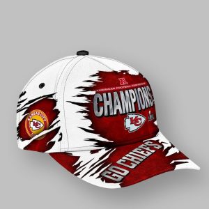 KC Chiefs American Football Conference Champions Go Chiefs Classic Hat 1 KC Chiefs American Football Conference Champions Go Chiefs Classic Hat