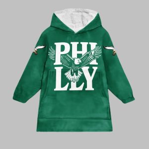 Philly Fck Around And Find Out Philadelphia Football Unisex Blanket Hoodie
