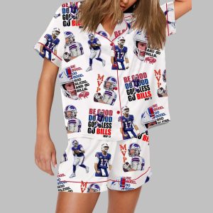 Be Good Do Good God Bless and Go Bills MVP Pajama Set 1 Be Good Do Good God Bless and Go Bills MVP Pajama Set