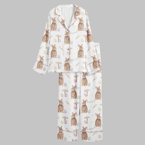 Easter Bunny Satin Pajama Set