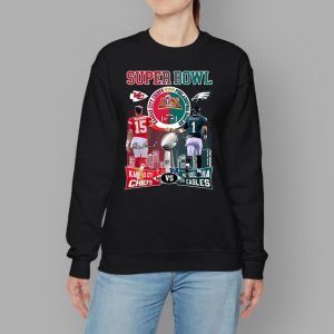 Chiefs Mahomes Hurts Eagles Super Bowl LIX Shirt
