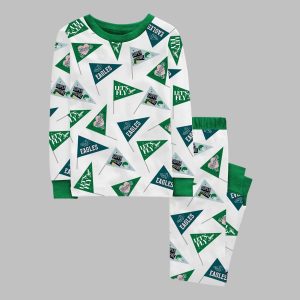 Let's Fly Eagles Philadelphia Football Pajama Set