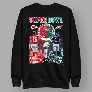 Chiefs Mahomes Hurts Eagles Super Bowl LIX Shirt