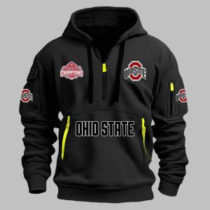Ohio State National Champions Quarter Zip Hoodie 3 Ohio State National Champions Quarter Zip Hoodie