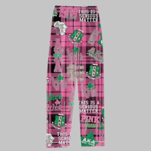 AKA Alpha Kappa Alpha This Is Serious Matter Pajama Set